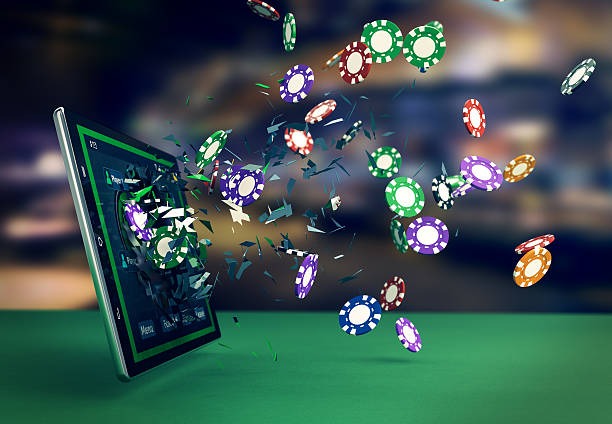 Mobile phone screen showing onbola blackjack betting grid with chip denominations